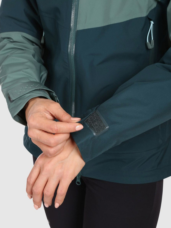 Kilpi Ženska nepremočljiva jakna Kilpi MAMBA-W temno zelena