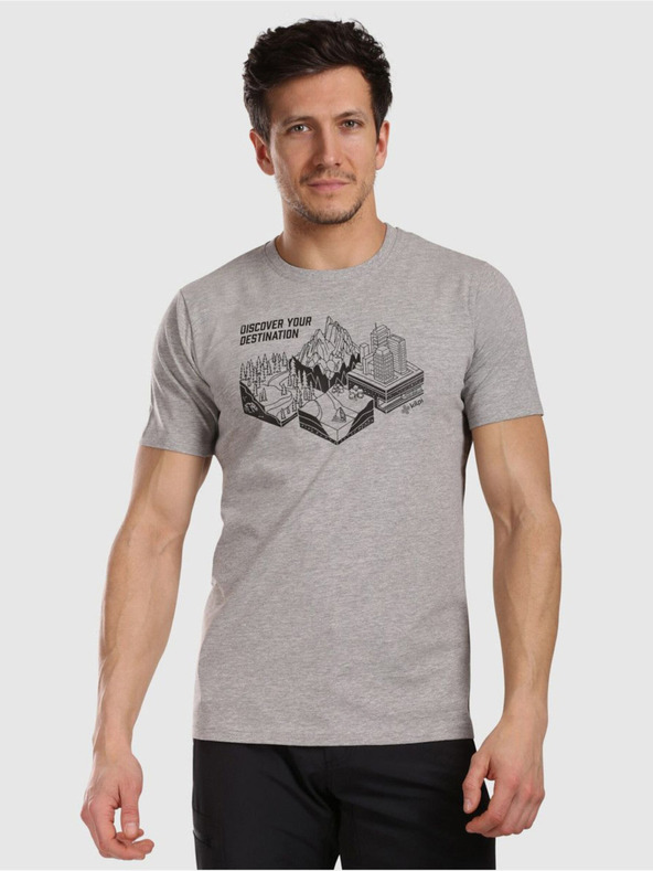 Kilpi Kilpi GAROVE-M Moška funkcionalna majica svetlo siva