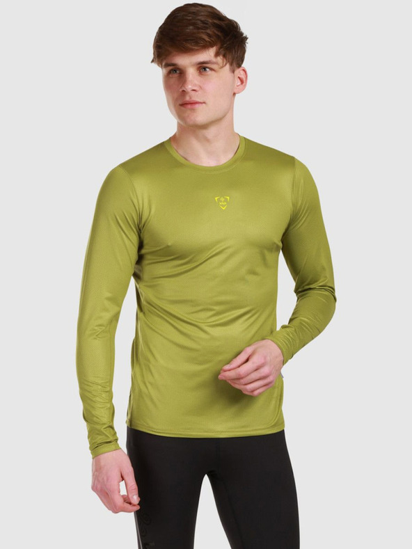 Kilpi Moška funkcionalna majica z dolgimi rokavi Kilpi SPOLETO-M Zelena