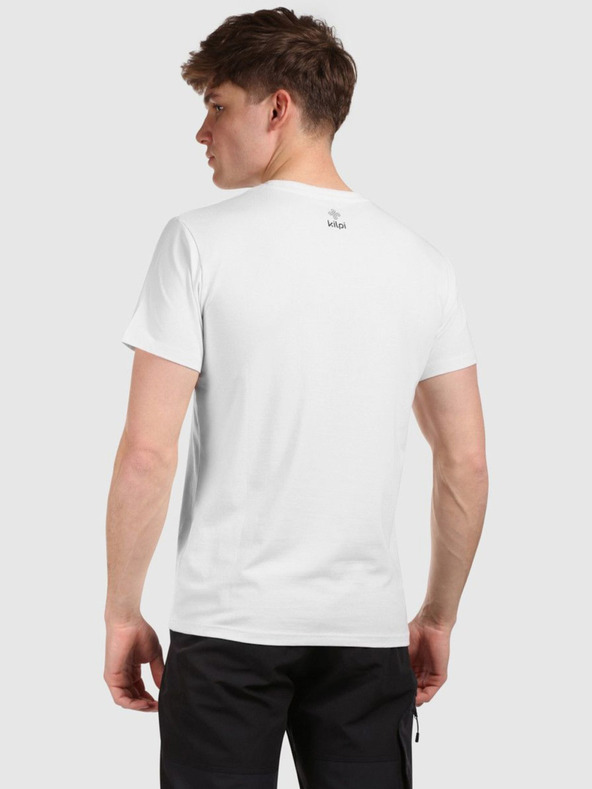 Kilpi Moška bombažna majica Kilpi DISCOVER-M bela