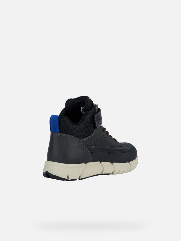 Geox Črni fantovski gležnjarji Geox Flexyper