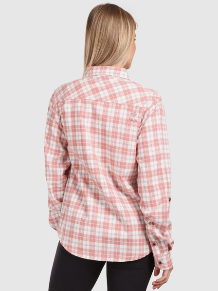 Kilpi Ženska športna flanelna srajca Kilpi FLANNY-W Pink
