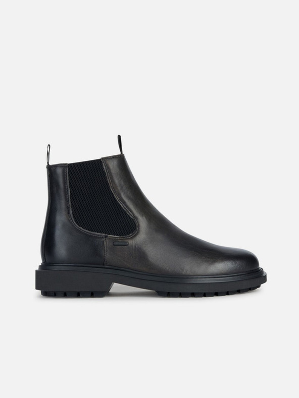 Geox Črna moška gležnjarjena obutev Geox Faloria B Abx