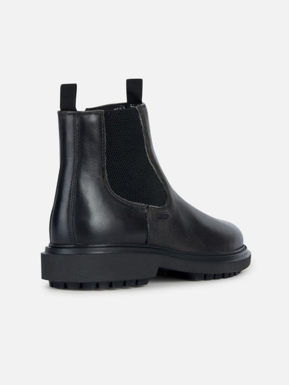 Geox Črna moška gležnjarjena obutev Geox Faloria B Abx