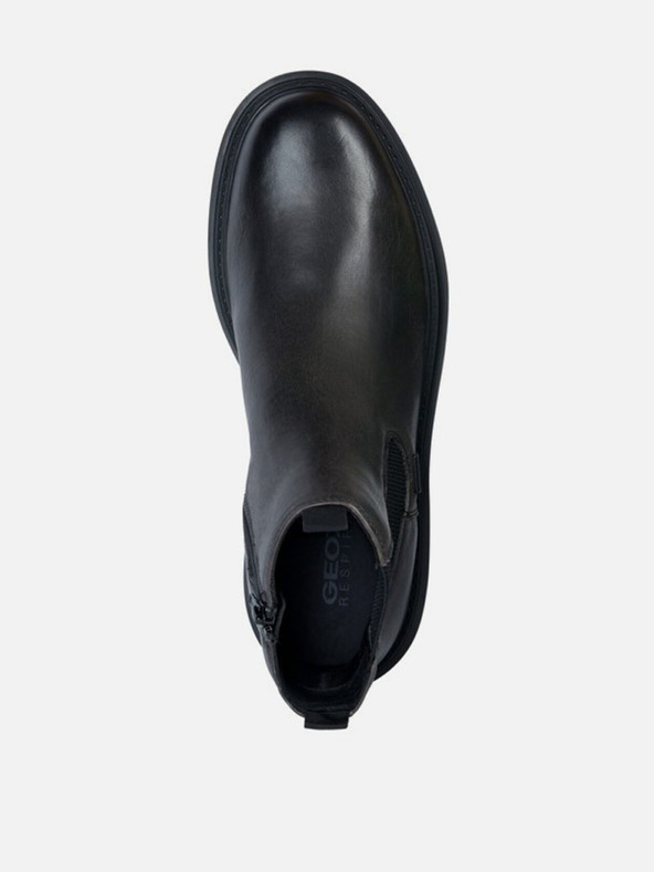 Geox Črna moška gležnjarjena obutev Geox Faloria B Abx