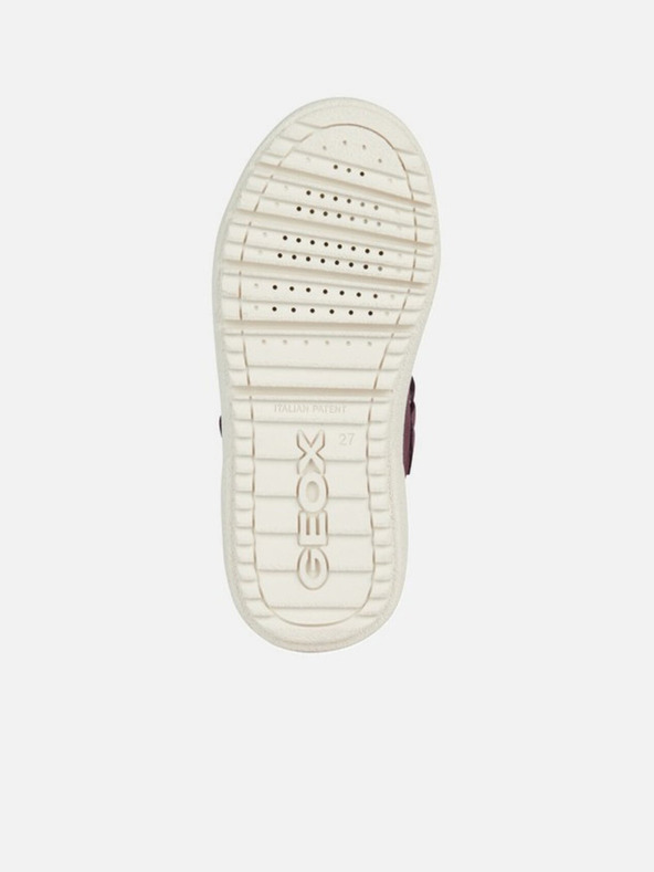 Geox Tmavo fialové dievčenské tenisky Geox Theleven Wpf