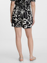 Orsay Črne ženske kratke hlače z vzorcem ORSAY