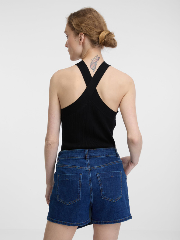 Orsay Črna ženska majica brez rokavov ORSAY