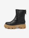 Steve Madden Črni usnjeni gležnjarji Steve Madden Maryann