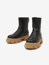Steve Madden Črni usnjeni gležnjarji Steve Madden Maryann