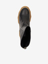 Steve Madden Črni usnjeni gležnjarji Steve Madden Maryann