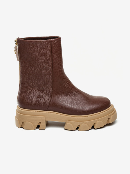 Steve Madden Rjavi usnjeni gležnjarji Steve Madden Maryann