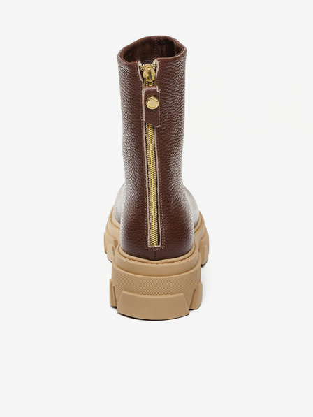 Steve Madden Rjavi usnjeni gležnjarji Steve Madden Maryann