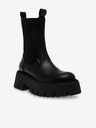Steve Madden Črni ženski usnjeni gležnjarji Steve Madden Obtain