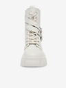 Steve Madden Beli ženski usnjeni gležnjarji Steve Madden Traction Bootie