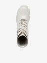 Steve Madden Beli ženski usnjeni gležnjarji Steve Madden Traction Bootie