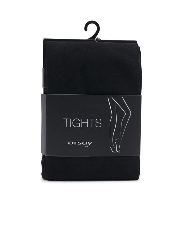 Orsay Črne ženske najlonske nogavice 90 DEN ORSAY