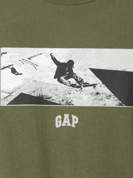 GAP Otroška bombažna majica z logotipom GAP