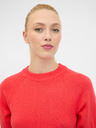 Orsay Rdeč ženski pulover s kratkimi rokavi ORSAY