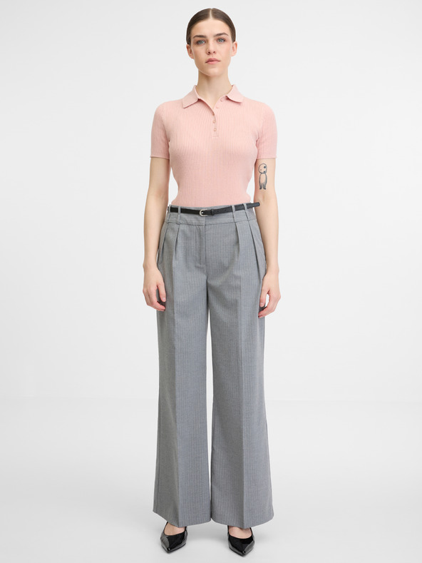 Orsay Svetlo roza ženska majica s kratkimi rokavi ORSAY