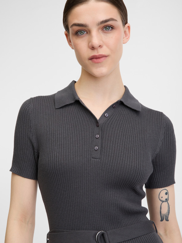 Orsay Temno siva ženska obleka ORSAY