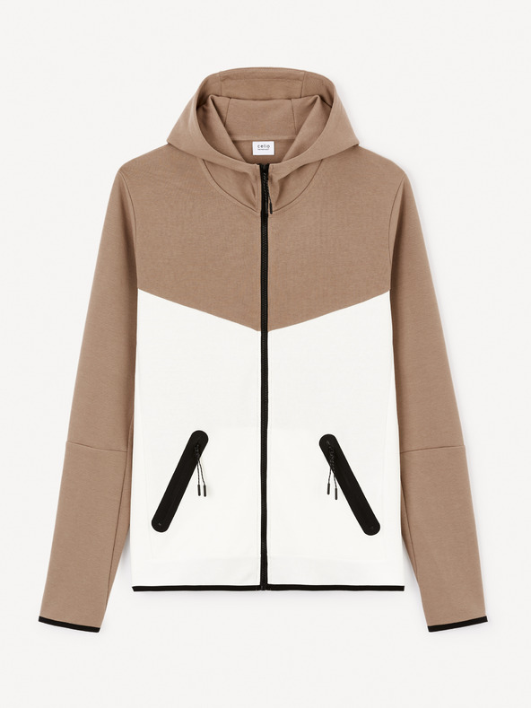 Celio Jenewyoke jopa z zadrgo in kapuco