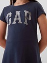 GAP Otroška obleka z logotipom GAP