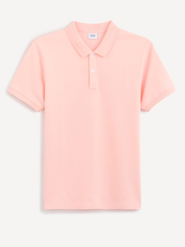 Celio Svetlo roza polo majica Celio Teone