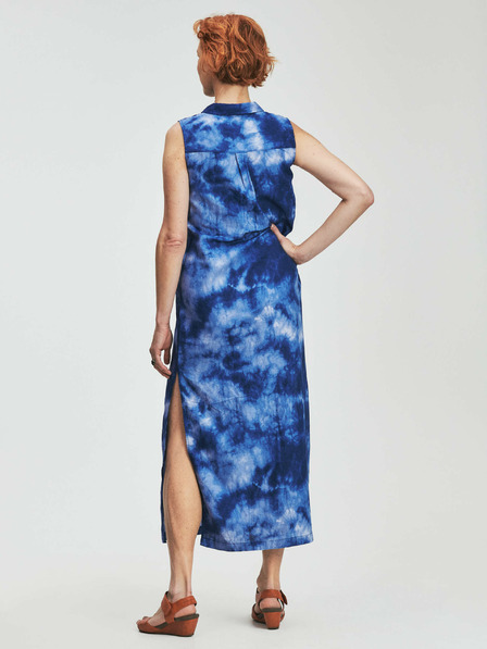 GAP Lanene batikane maksi obleke GAP