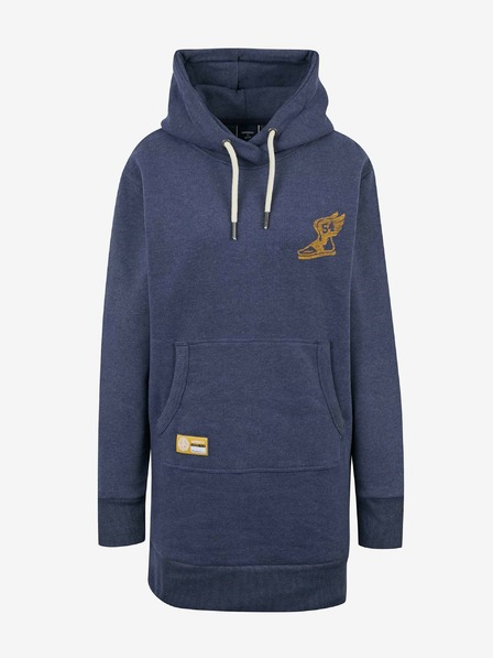 SuperDry Modra ženska jopica s potiskanim hrbtom Superdry
