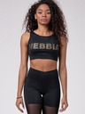 Nebbia Črna ženska športna oprijeta majica Nebbia