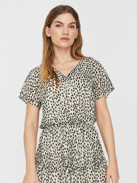 Vero Moda Bežna vzorčasta bluza VERO MODA Penny