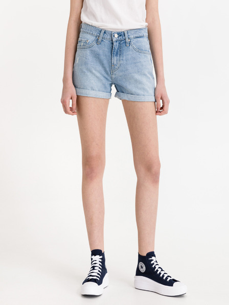Pepe Jeans Modre džins hlače Pepe Jeans Mable