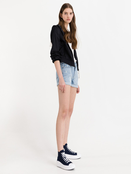 Pepe Jeans Modre džins hlače Pepe Jeans Mable