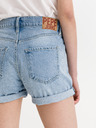 Pepe Jeans Modre džins hlače Pepe Jeans Mable
