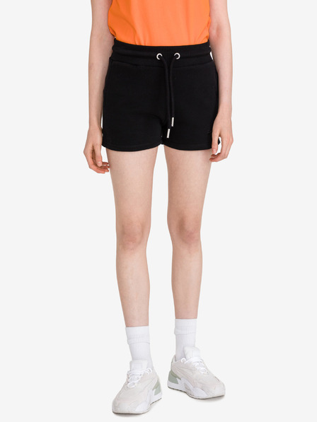 SuperDry Črne ženske trenirke SuperDry Kratke hlače
