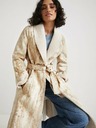 Desigual Bež ženski plašč Desigual Marvelous z vzorcem