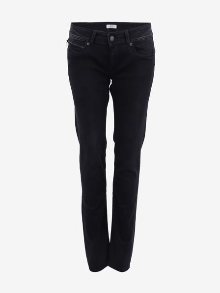 Pepe Jeans Črne ženske kavbojke Pepe Jeans New Brooke