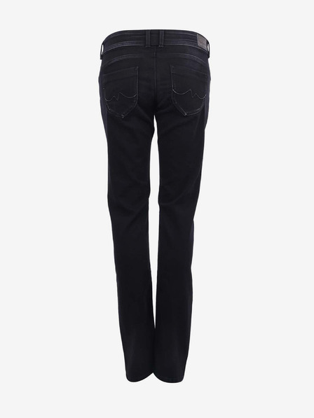 Pepe Jeans Črne ženske kavbojke Pepe Jeans New Brooke