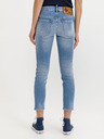 DSQUARED2 Modre ženske kavbojke ozkega kroja DSQUARED2 Jennifer Cropped