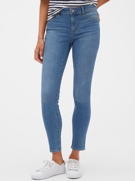 GAP Kavbojke Mid Rise Favorite Crop Jeggings GAP