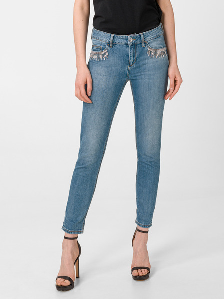 Liu Jo Modre ženske slim fit kavbojke Liu Jo
