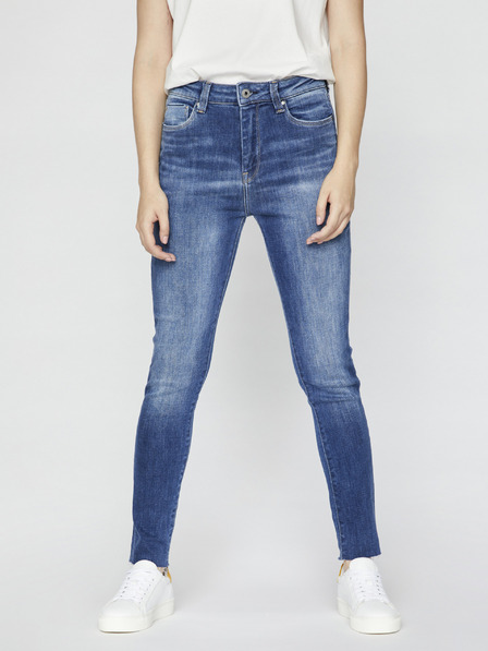 Pepe Jeans Modre ženske kavbojke ozkega kroja Pepe Jeans Dion