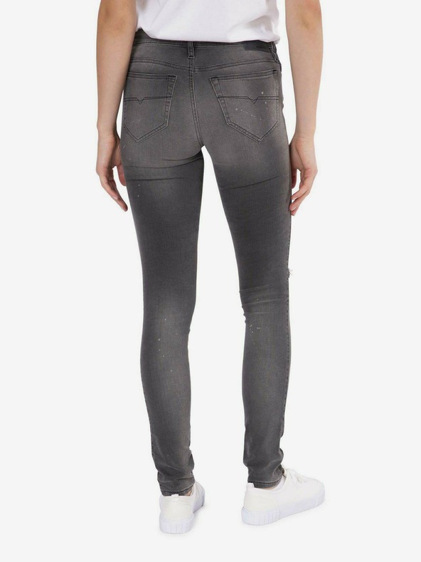 Diesel Diesel Temno sive ženske kavbojke Skinzee Skinny Fit Jeans