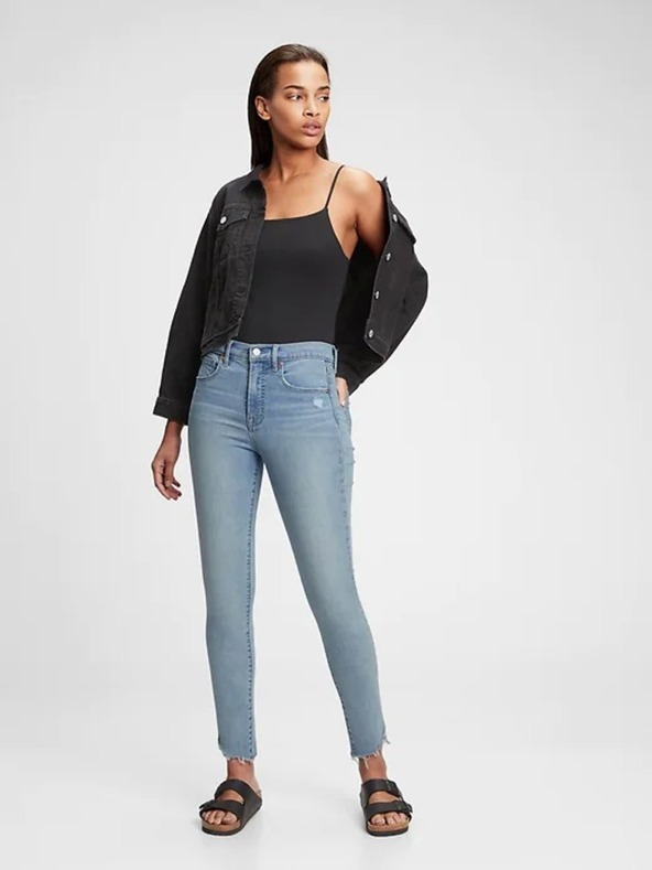 GAP Jeans hlače true skinny high rise GAP