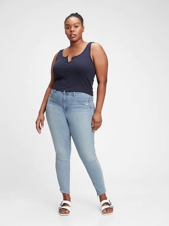 GAP Jeans hlače true skinny high rise GAP