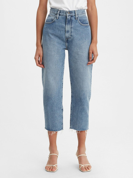 Levi's® Levi's® Blue Ženske obrezane kavbojke Mom Fit