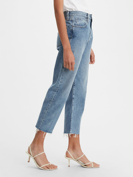 Levi's® Levi's® Blue Ženske obrezane kavbojke Mom Fit