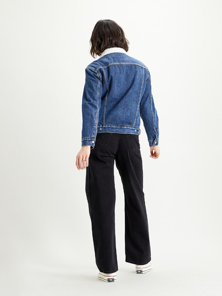 Levi's® Levi's® modra ženska jakna iz džinsa z umetnim krznom