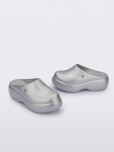 Melissa Ženske srebrne copate Melissa Free Clog Platform